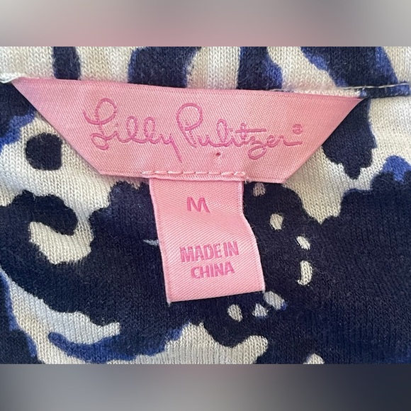 Lilly Pulitzer Navy Blue Top - Picture 5 of 7